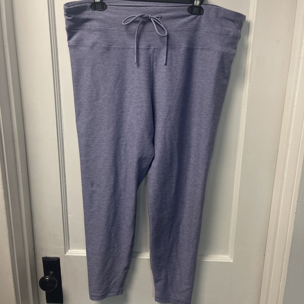 Athletic Works Leggings Size XXXL 22 Purple High Rise Driworks Moisture Wicking